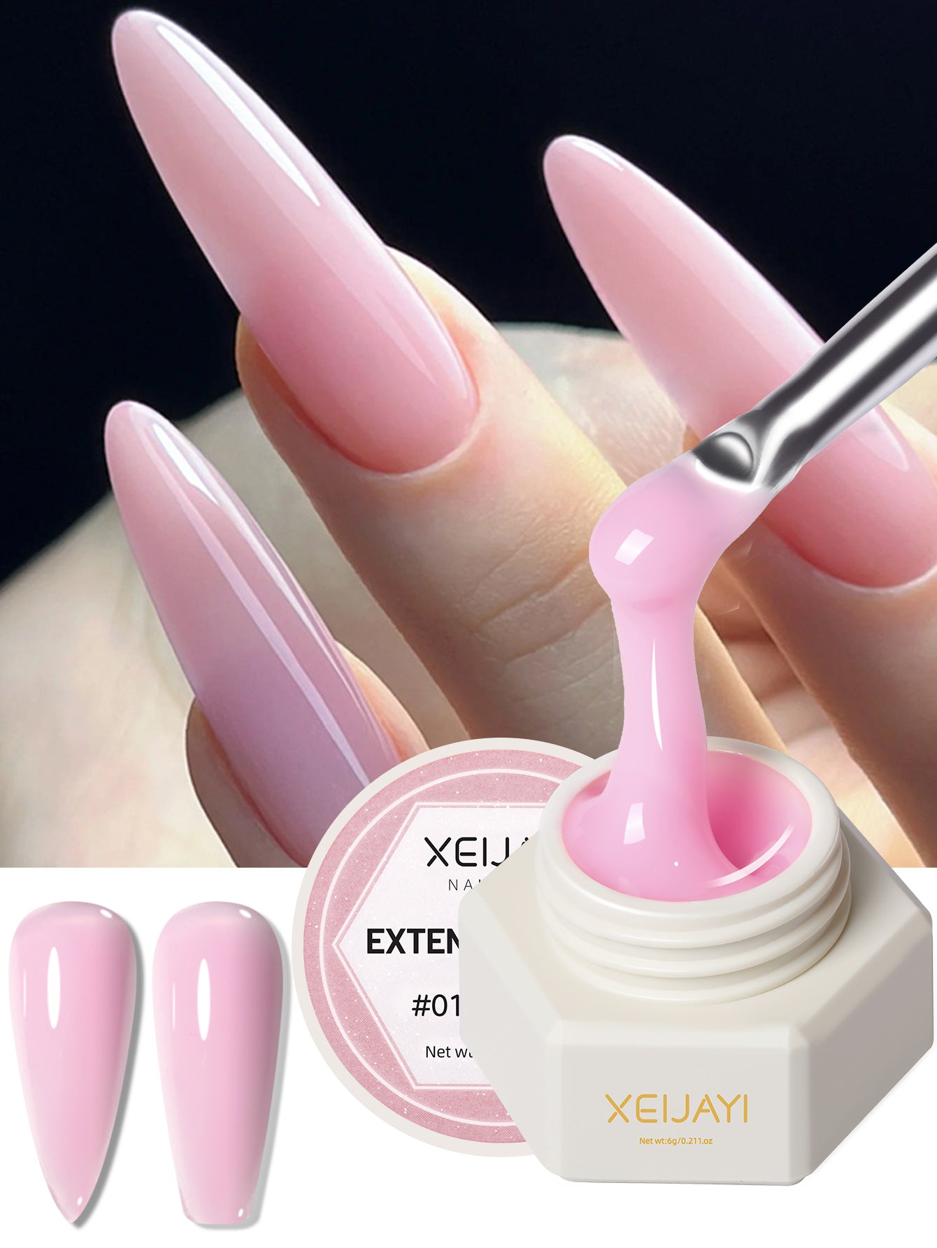 Canned Nail Extension Gel Solid Sculpting Nail Art Kit - Multiple Specifications