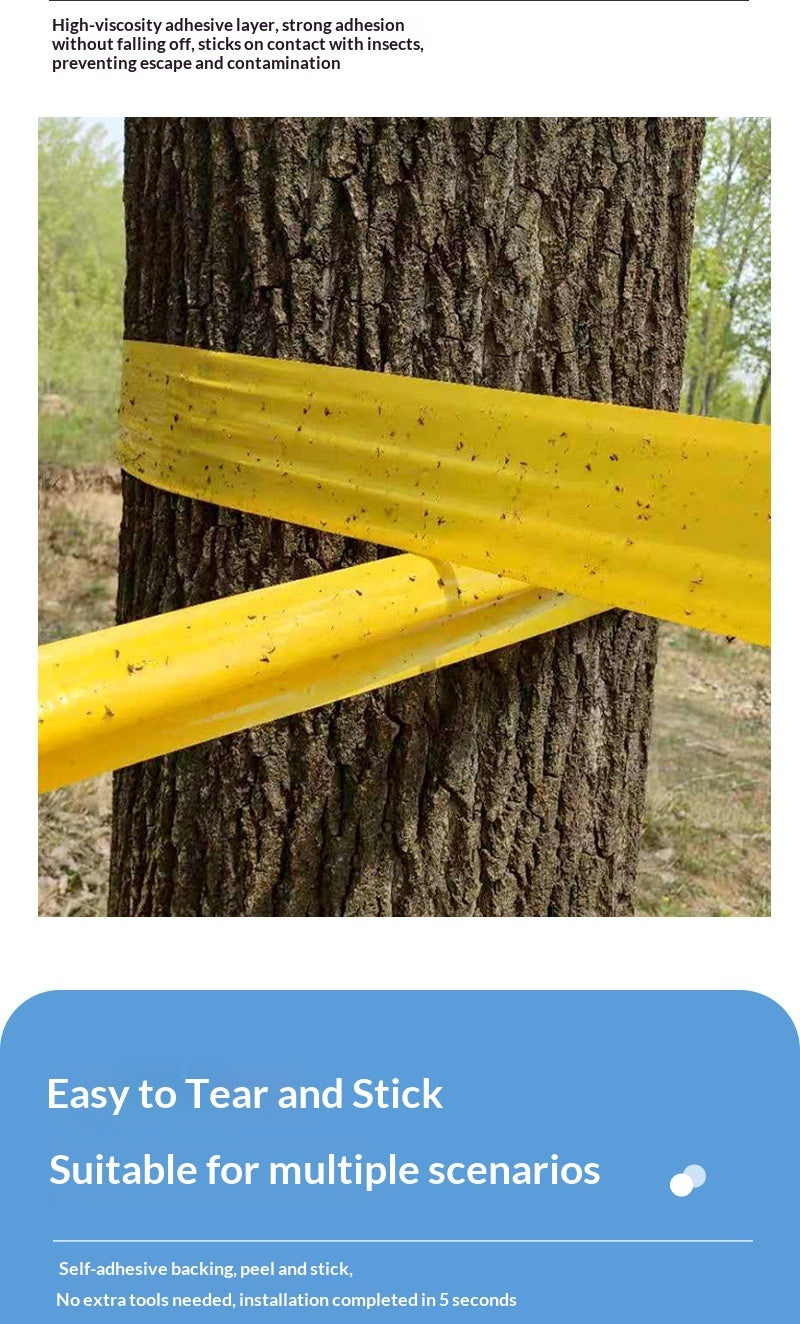 Fruit Tree Sticky Insect Tape for Orchards & Gardens - Multiple Sizes