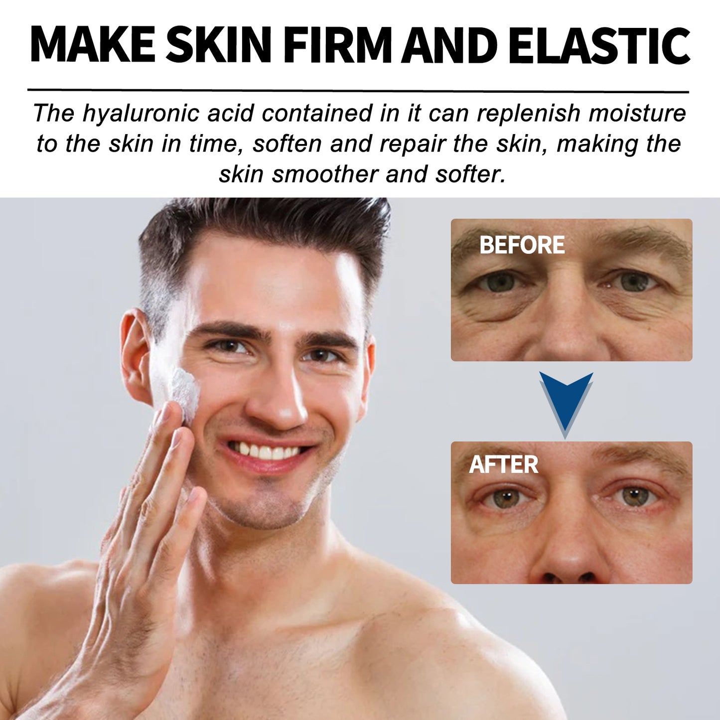 Men's Anti-Wrinkle Face Cream with Retinol & Hyaluronic Acid