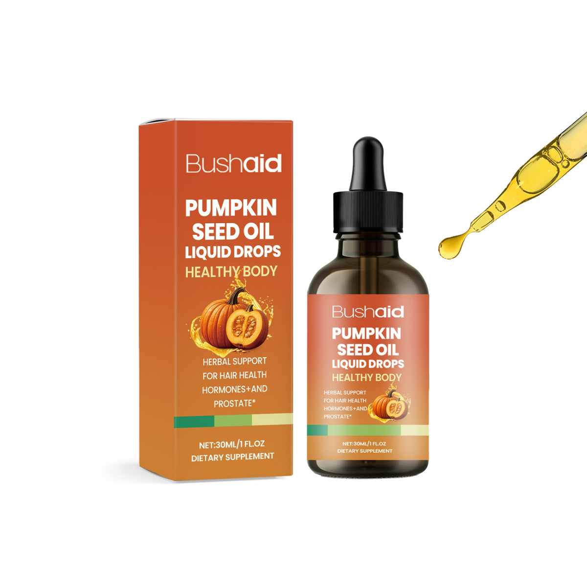 Pumpkin Seed Oil Liquid Drops 30ml