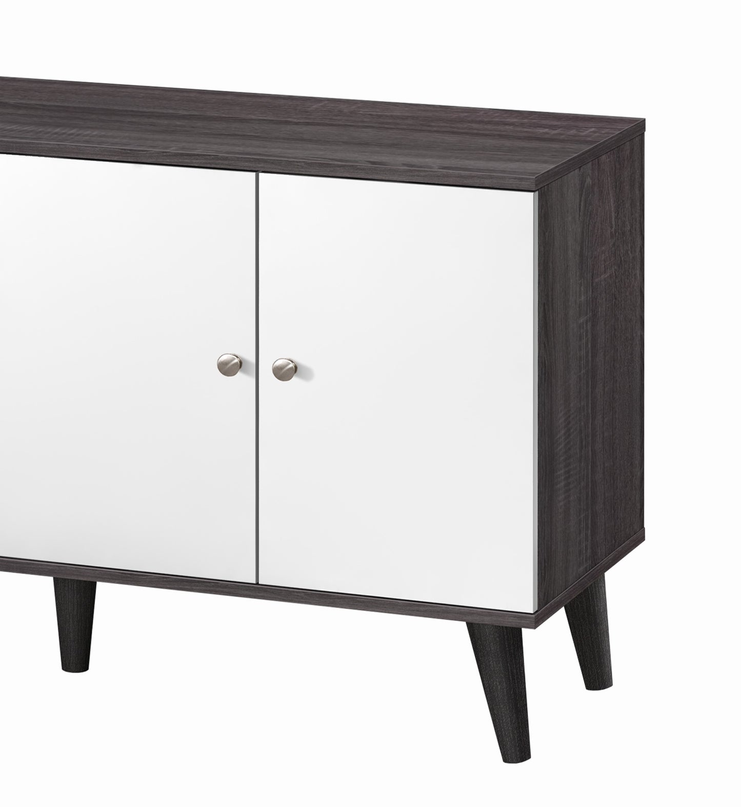 Amidon TV Stand For TVs Up To 63 , With 2 Storage Shelves& 1 Cabinet,