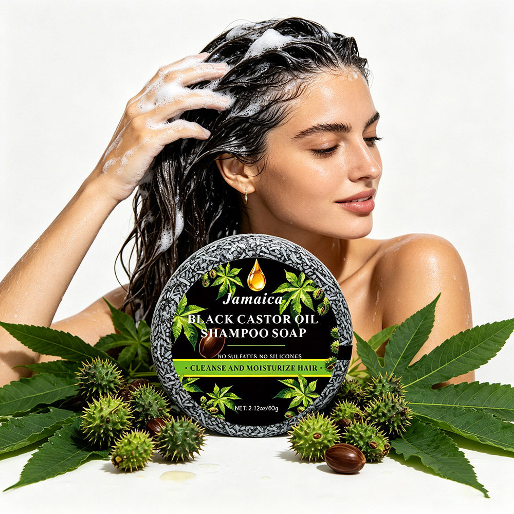 Jamaican Black Castor Oil Shampoo Bar 60g - Natural Hair & Body Care