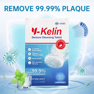 Dentures Cleaning Effervescent Tablets Stain Removal Oral Care