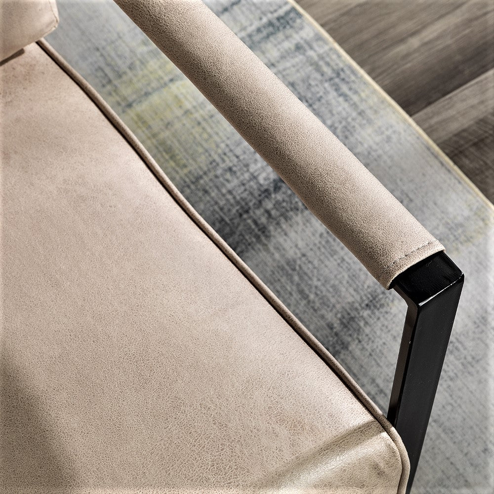Direct Classic Mid Century Modern Accent Chair With Durable Square
