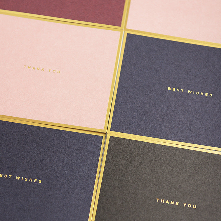 Bronzing Border Business Invitation Cards - Small Card Assortment