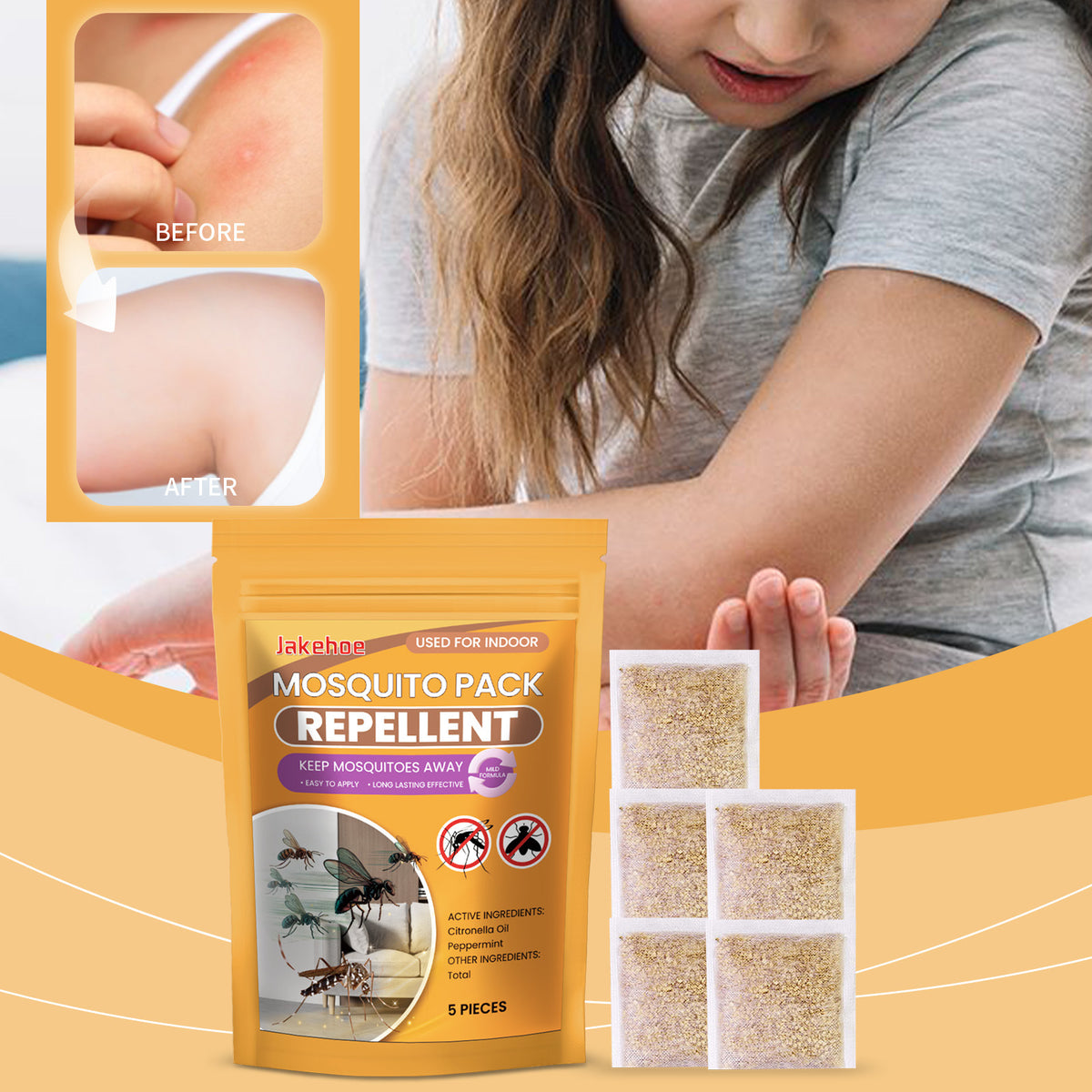 Prevent Mosquito Bites Indoor Home Anti-mosquito Bag Portable Daily