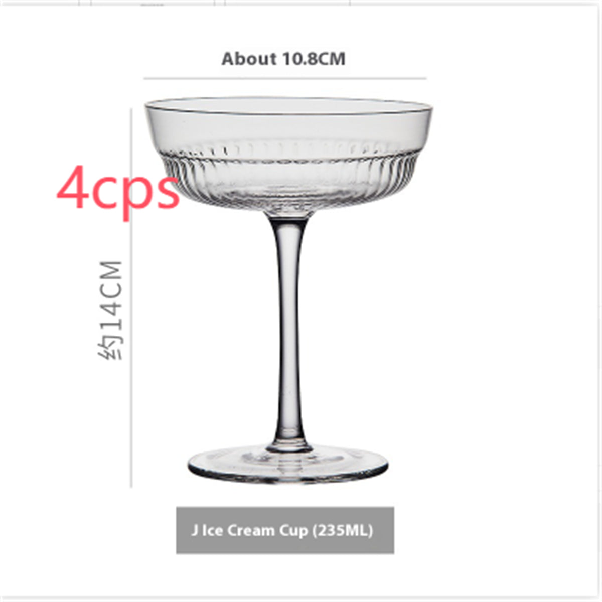 Simple Ins Style Handmade Crystal Glass Goblet - Multiple Variants