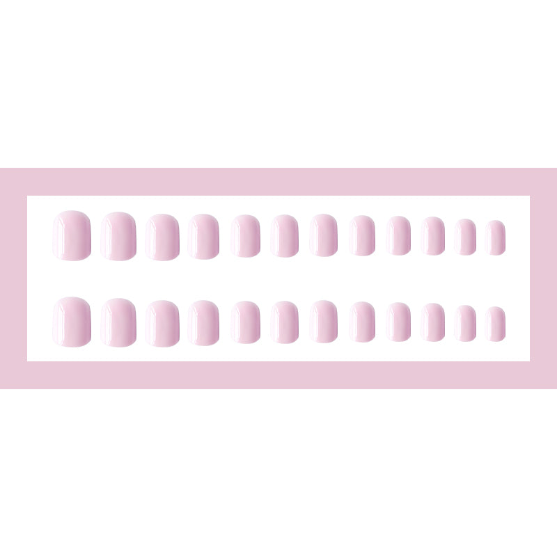 24-Piece Nail Art Kit with Pink Nail Polish, Stickers, Glue & File – Perfect for Parties & Daily Wear