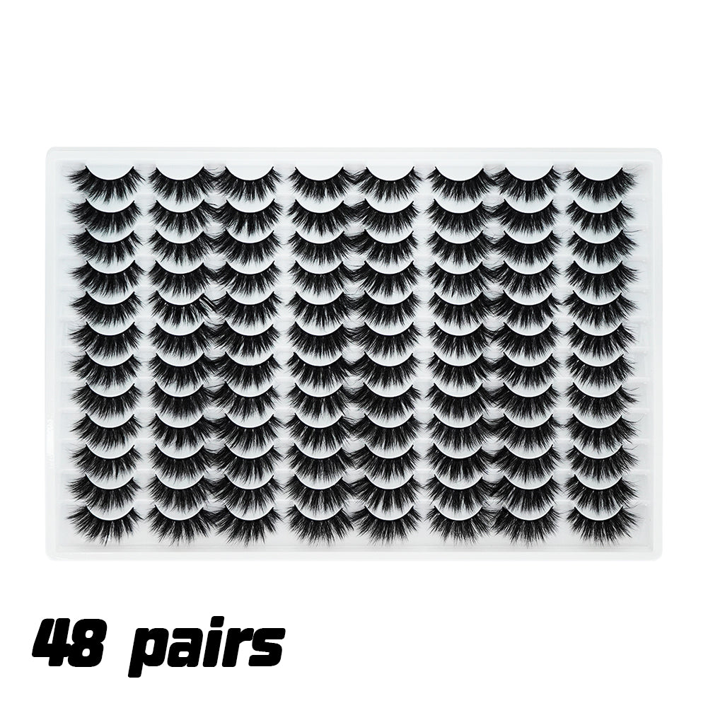 3D False Eyelashes - Multi-Layered Realistic Soft Lashes