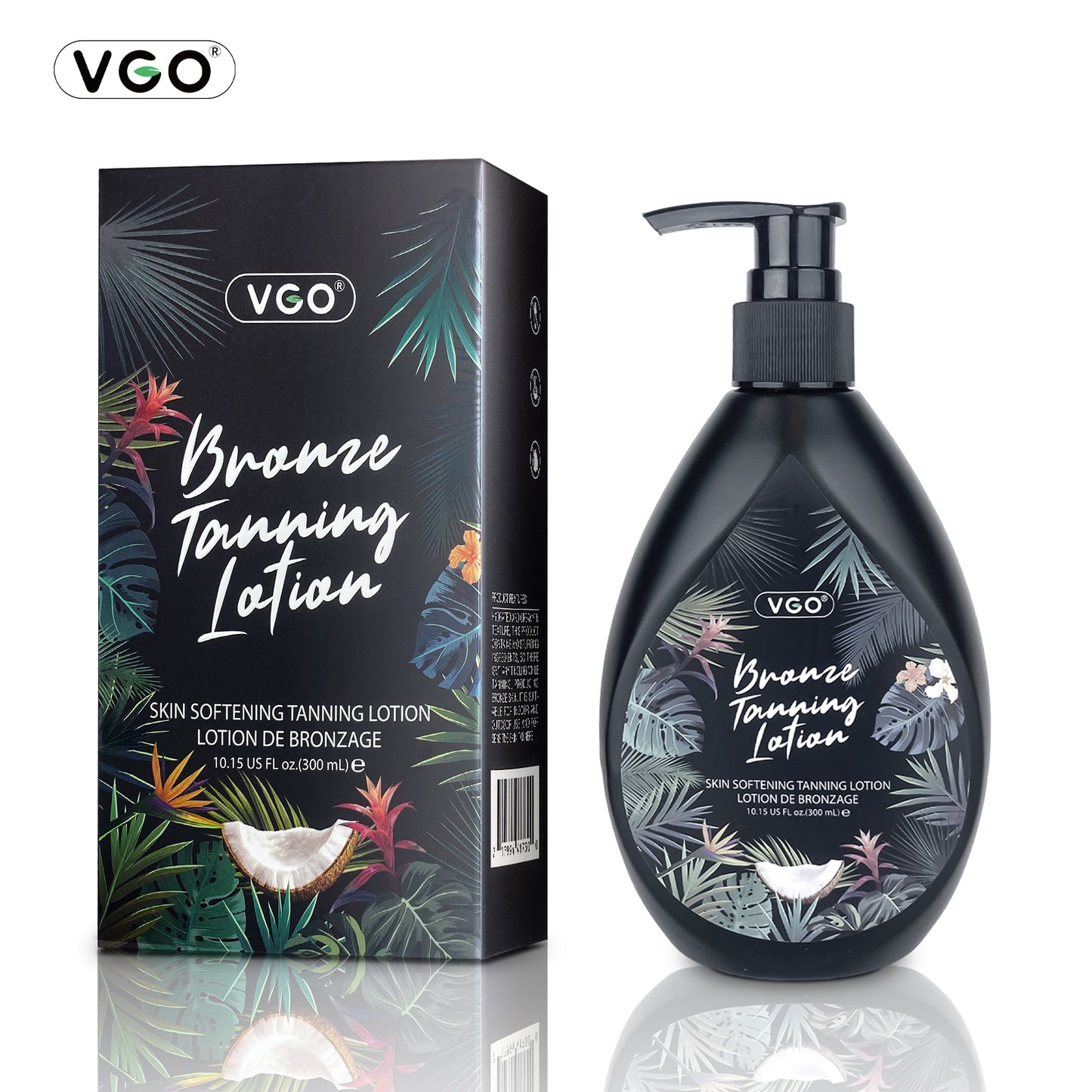 Sunless Bronzing Tanning Lotion - 300ml Moisturizing Coconut Formula