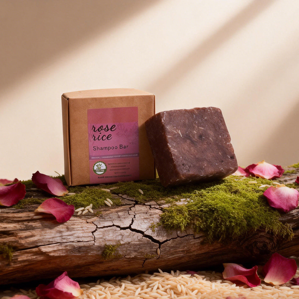 Rose Rice Shampoo Bar - 90g