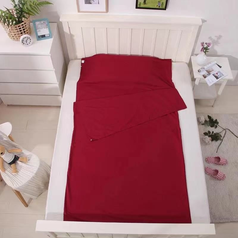 Ultra-Light Cotton Sleeping Quilt Cover - Anti-Dirt Travel Bed Sheet