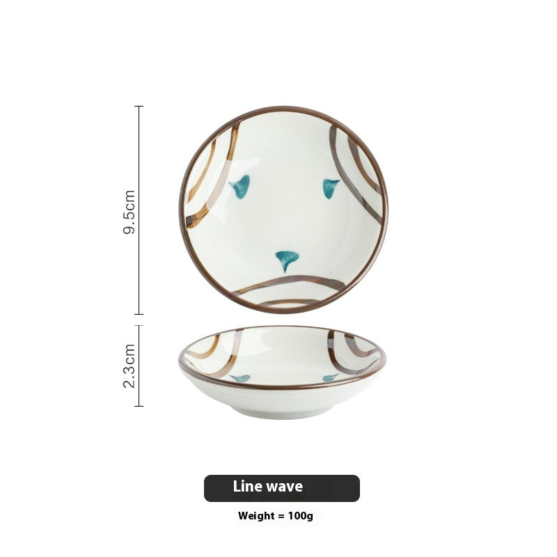 Ceramic Plant Flower Dish Saucer for Home & Garden Kitchen Decor