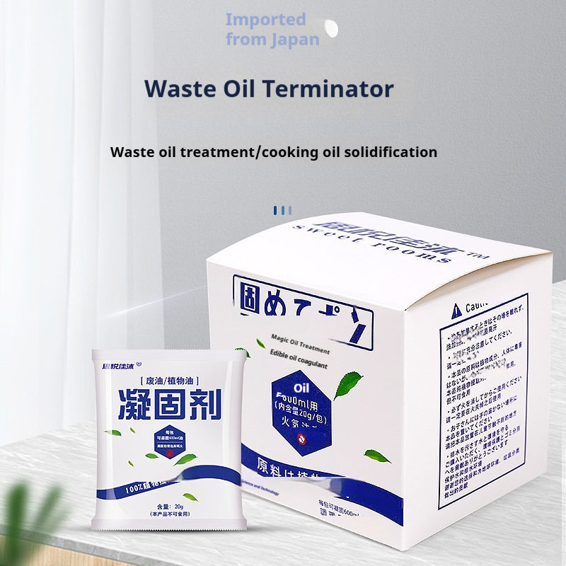 Waste Oil Coagulant & Treatment Powder for Oil Curing - 5 Pack