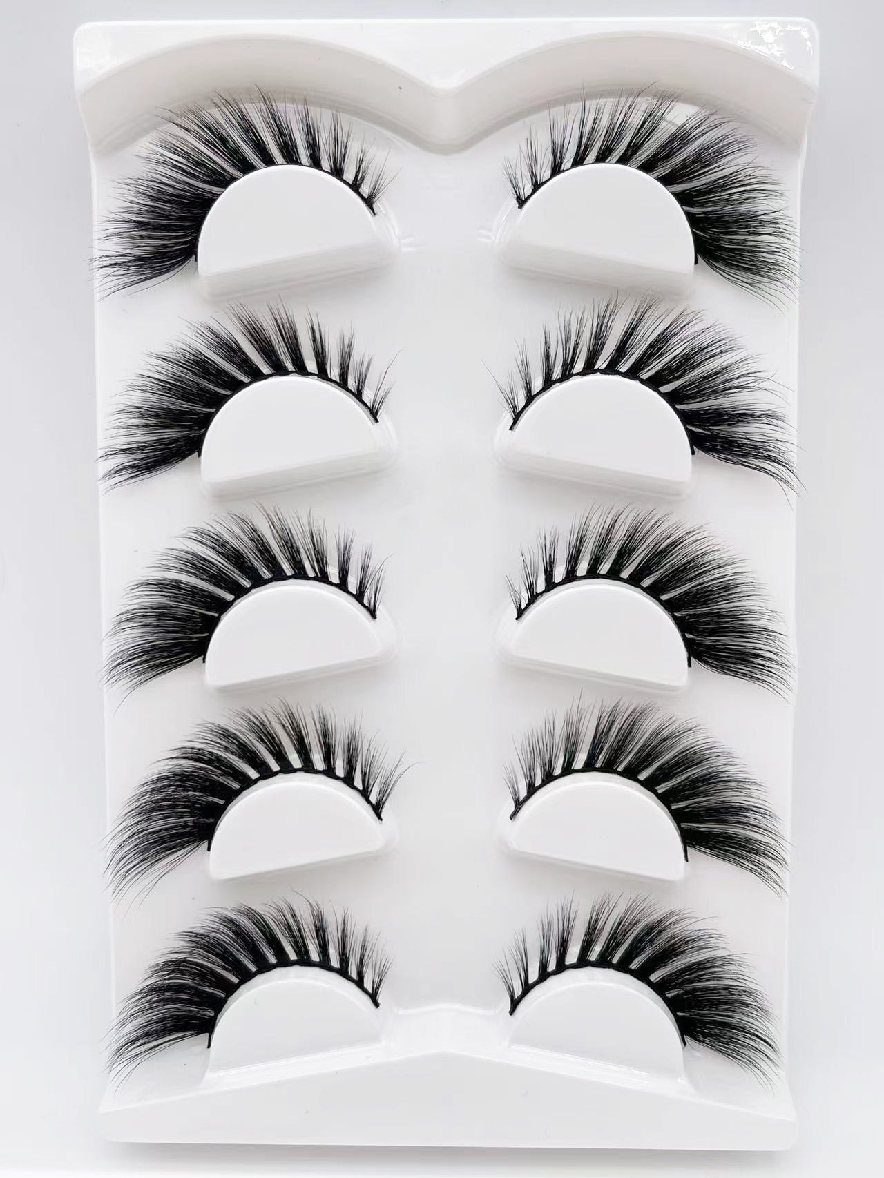 Natural Mink False Eyelashes with Lengthening Eye Tail Design - Multiple Styles