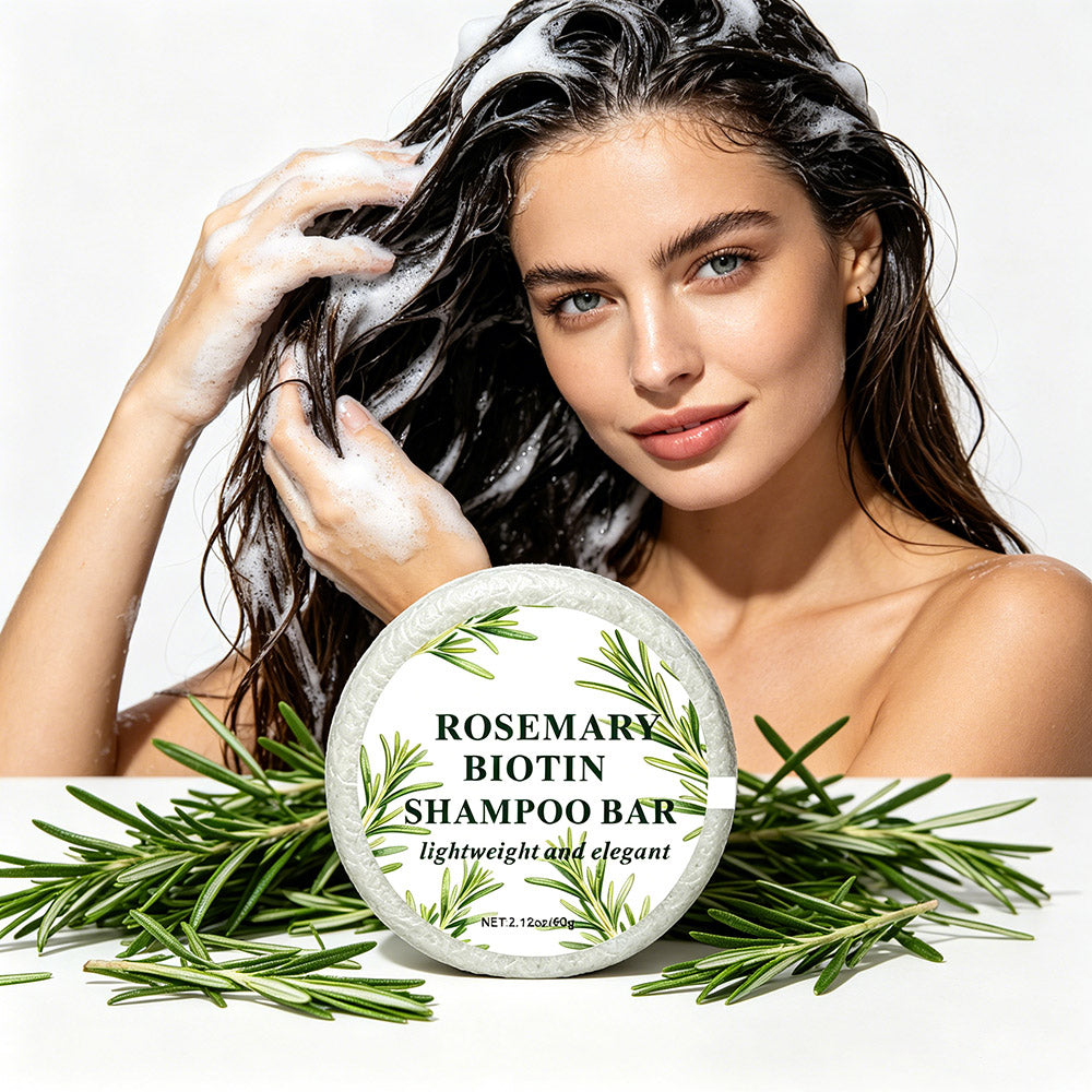 Biotin Rosemary Shampoo Bar 60g - Natural Hair & Body Care
