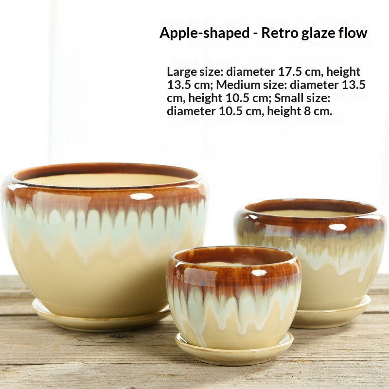 Minimalist Succulent Pot Set - Breathable, Durable Terracotta Planters with Trays