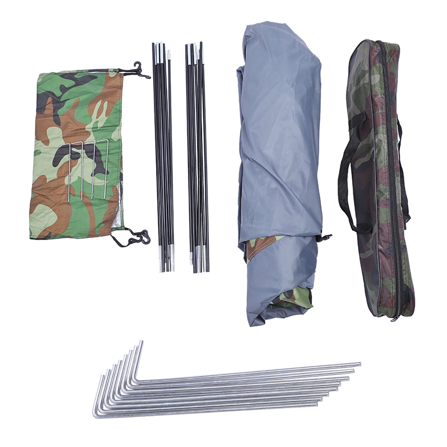 3-4 Person Camouflage Portable Camping Dome Tent