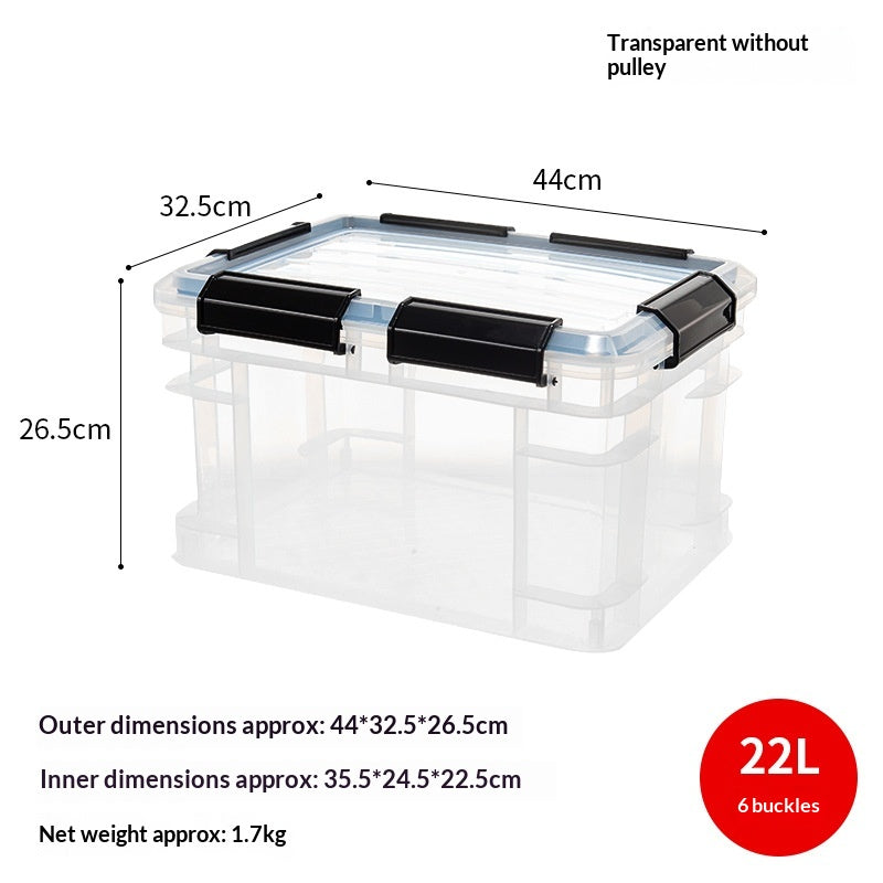Airtight Waterproof Food Storage Container - Household Organization Bin