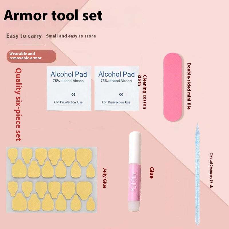 Professional Press-On Nail Patches - Easy Application Nail Art Set
