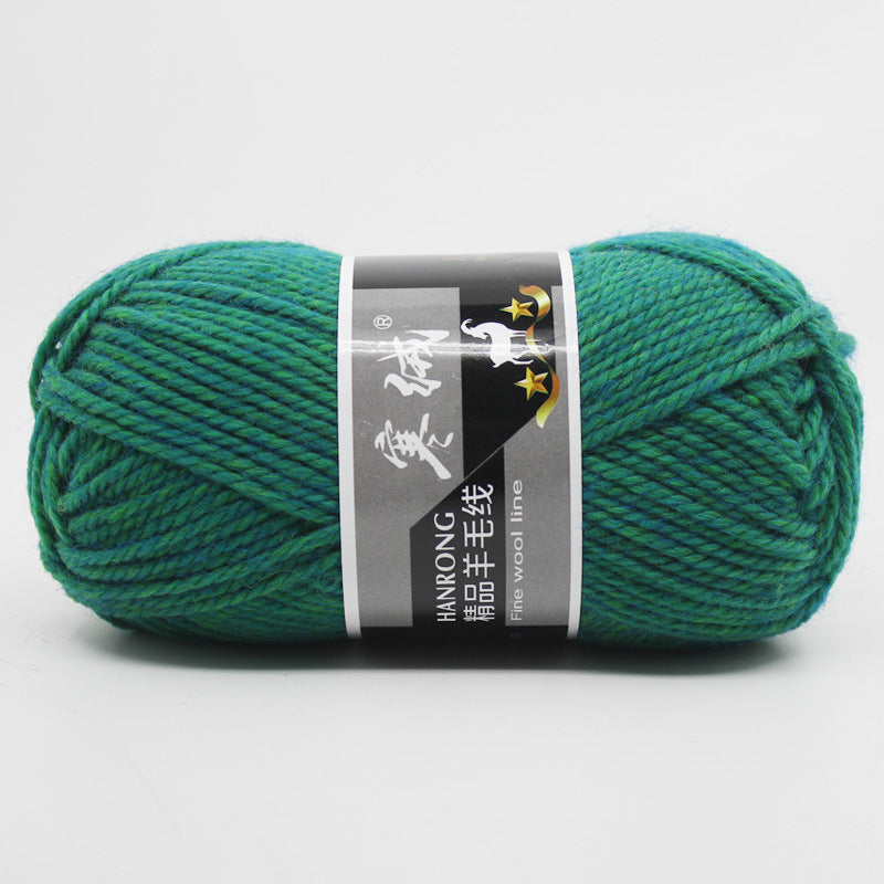Thick Knitting Yarn Ball for Self-Woven Crafts - Cashmere Wool Material Kit