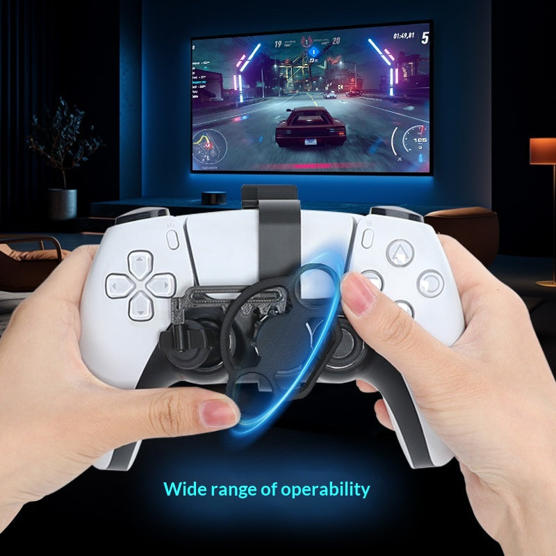 Universal Racing Game Steering Wheel Accessory for PS5 & Xbox Controllers