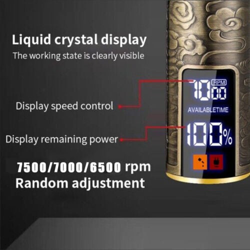 Professional Cordless Hair Clipper & Beard Trimmer - Rechargeable Metal Body