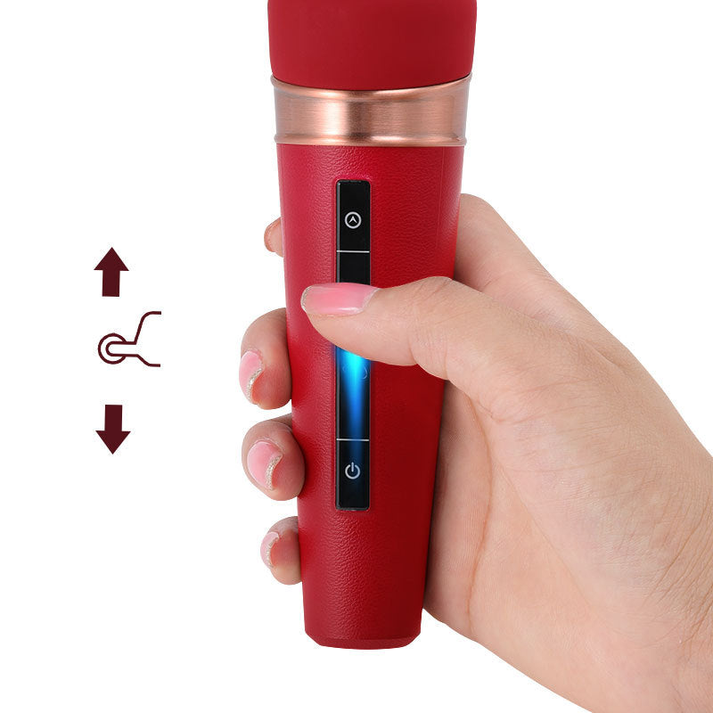 Red Electric Massager for Relaxation - Home Wellness Device