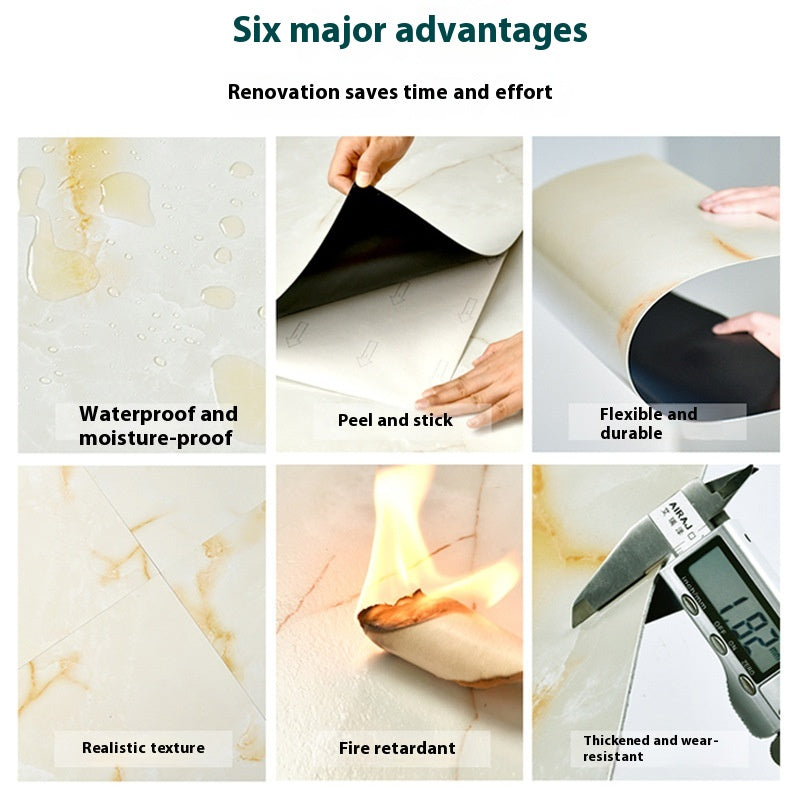 Self-Adhesive Waterproof PVC Vinyl Floor Stickers for Home & Commercial Use