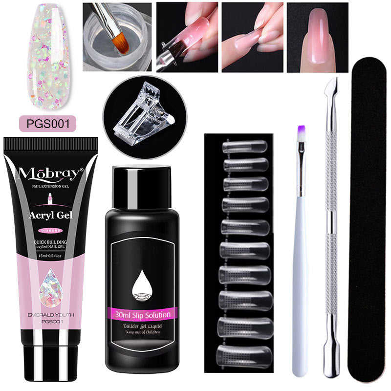 Nail Art Resin Extender Kit - 12 Colors
