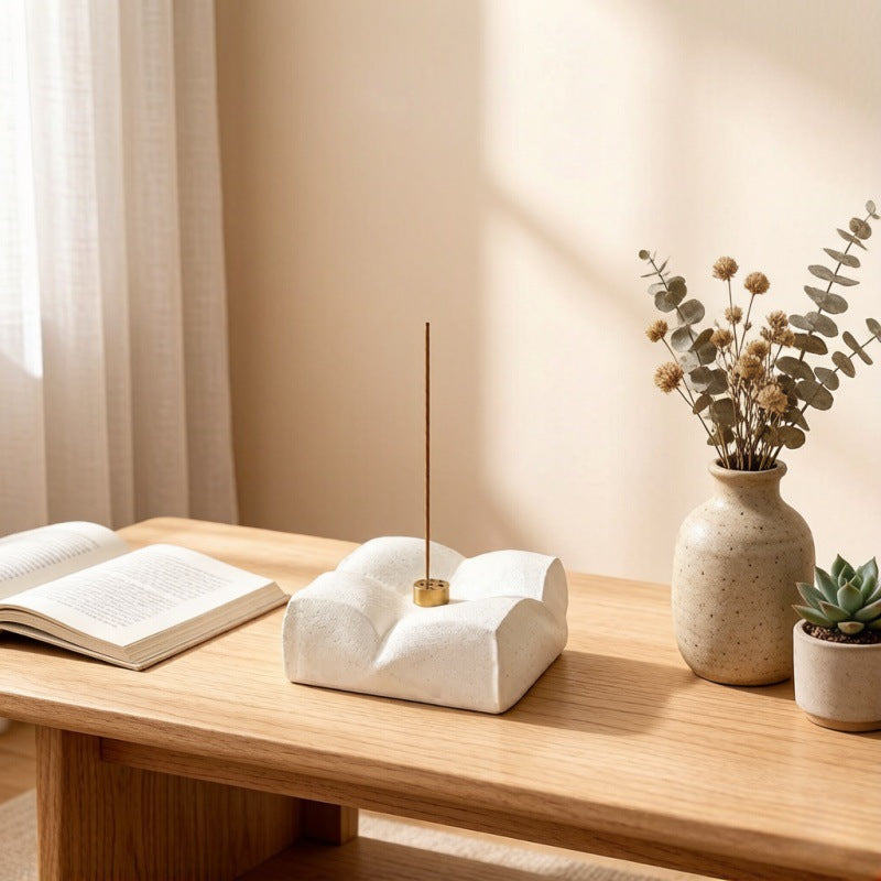 Incense Holder Storage Tray for Home Decor - Minimalist Resin Design