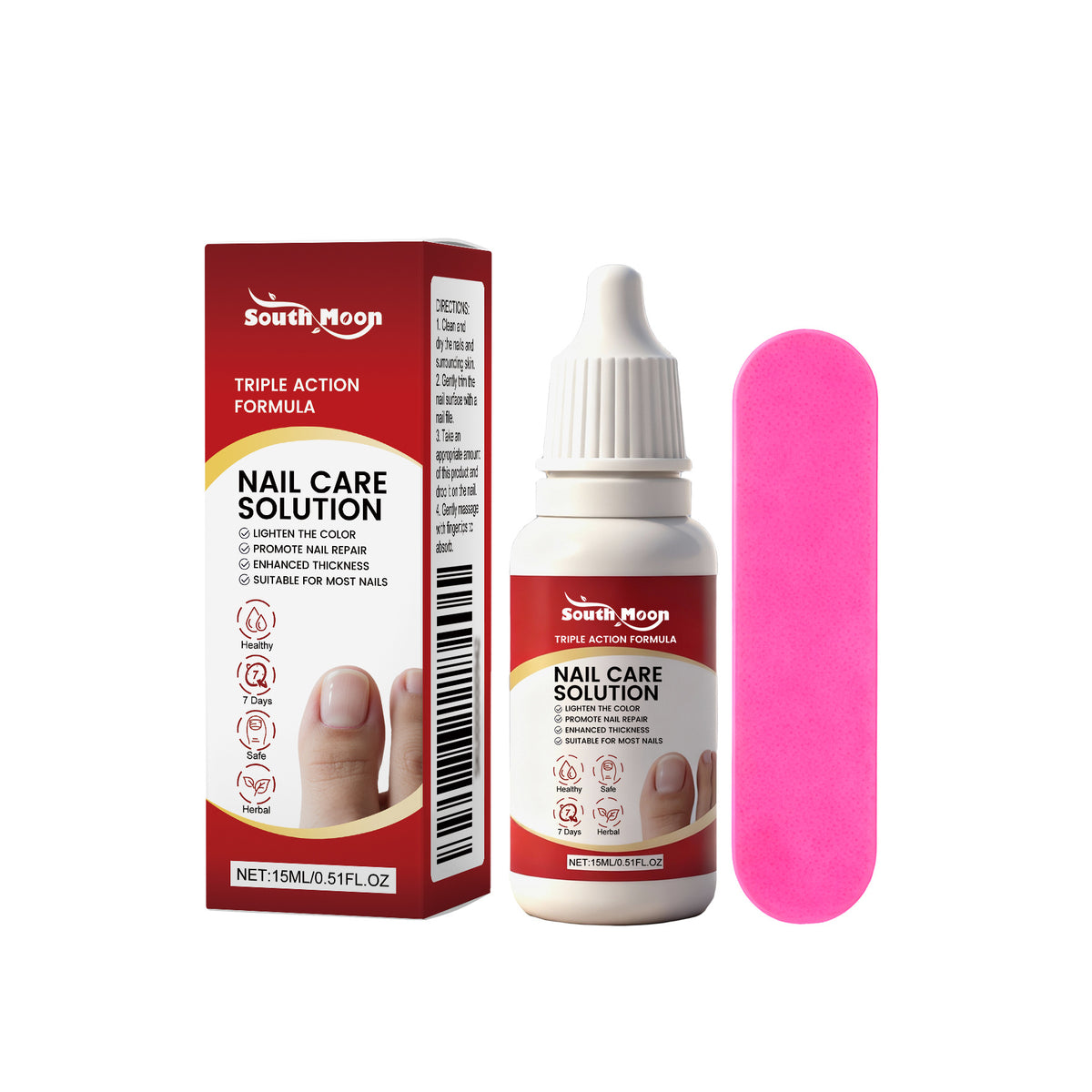 Gentle Nail Solution with Scrub Stick - 15ML