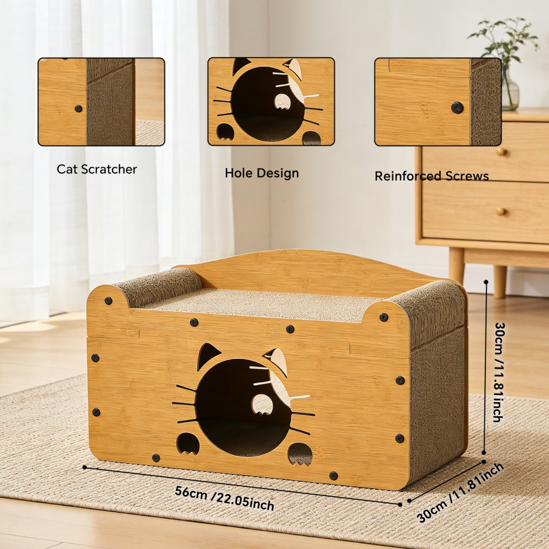 Self Pickup Cat Sofa Bearded Cat Furniture - Multiple Colors