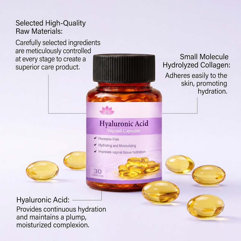 Intimate Care Capsules with Collagen & Vitamin E - 30 Capsules, Multiple Quantities