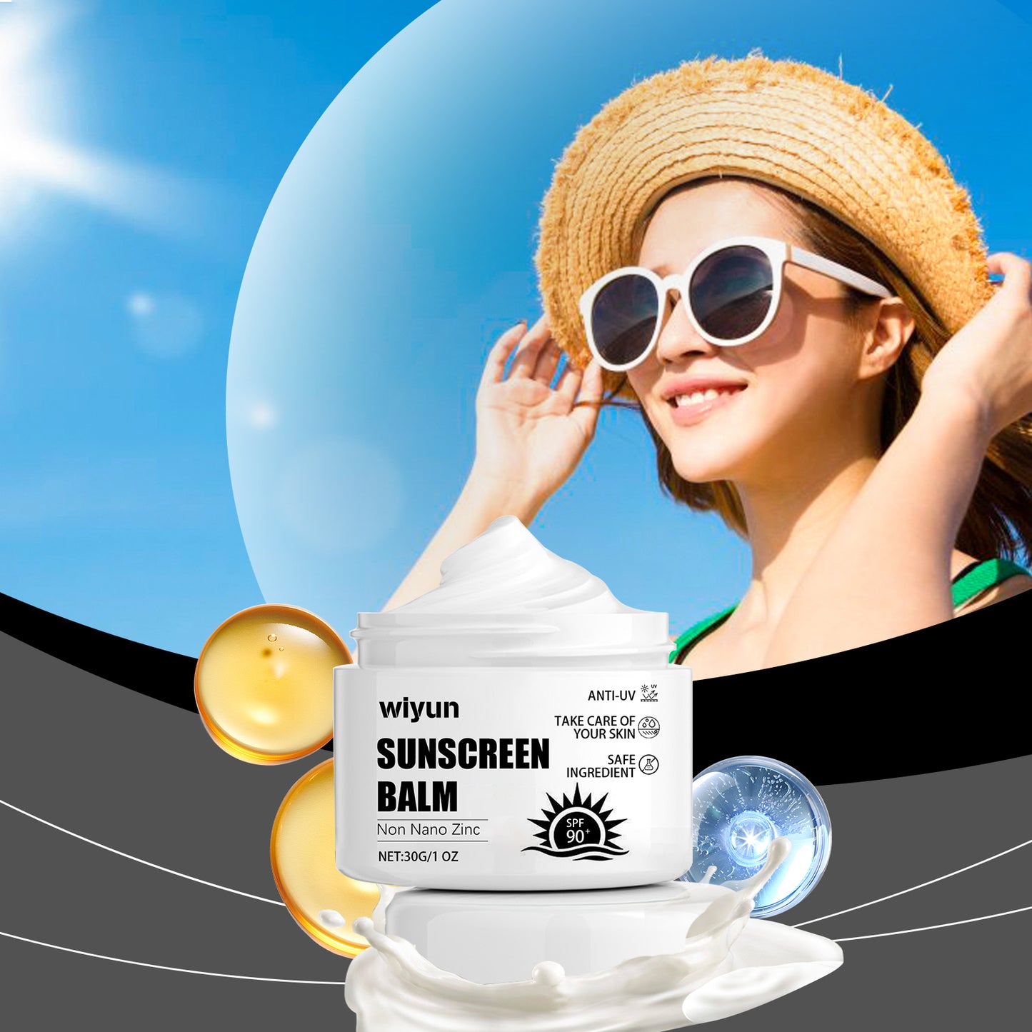 Moisturizing Sun Protection Cream - UVA & UVB Waterproof Face Care