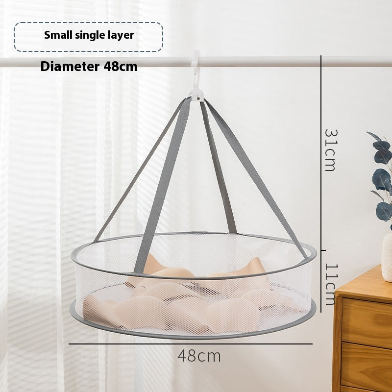 Foldable Large Flat Sweater Storage Basket Anti-Deformation Clothes Organizer