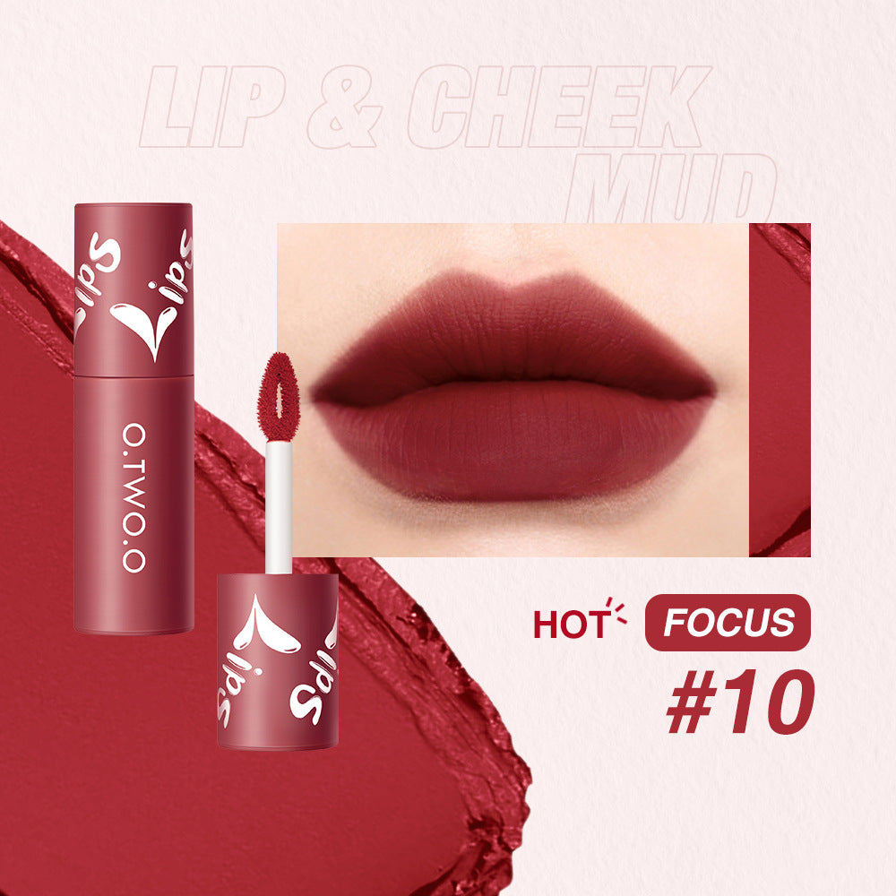 Matte Fog Lip and Cheek Dual-Use Powder Blusher and Lipstick - Air Lip Glaze