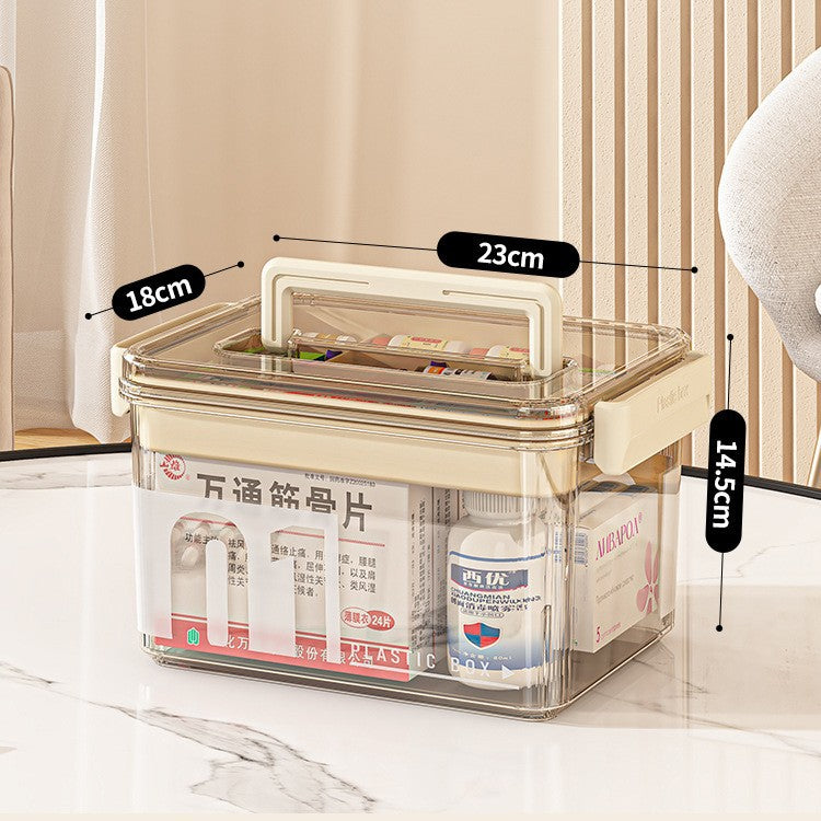 Multi-Tier Large-Capacity Plastic Storage Box - Household Organizer