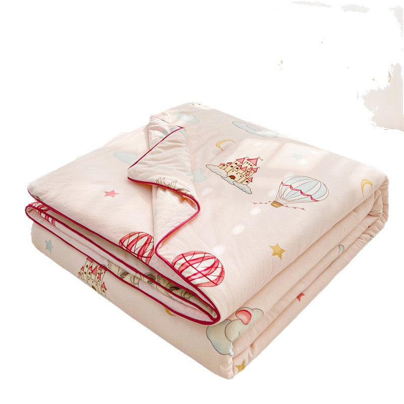 Children's Cartoon-Printed Summer Cooling Air Conditioner Blanket - Multiple Sizes & Patterns