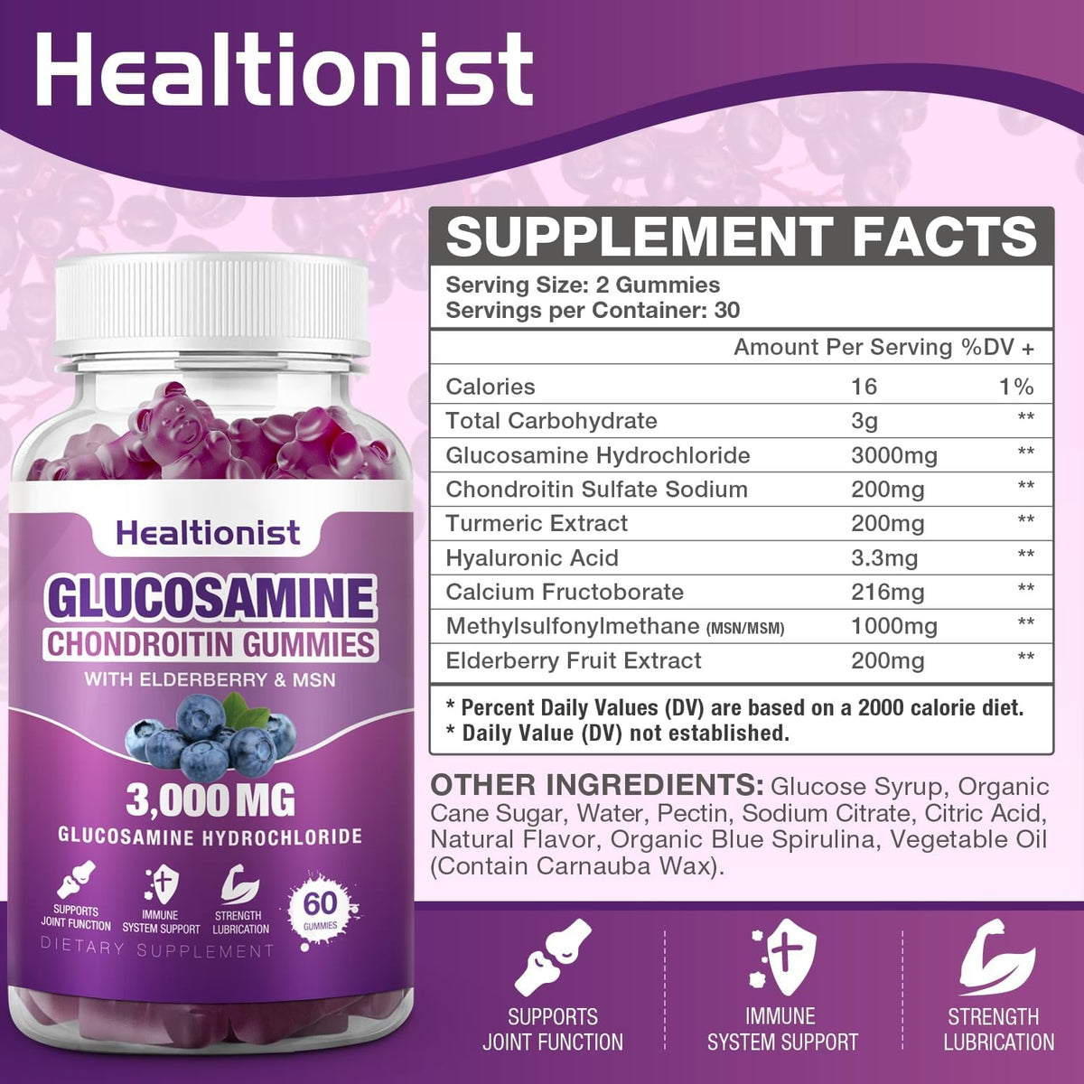 Chondroitin Turmeric Soft Candy - 60 Tablets