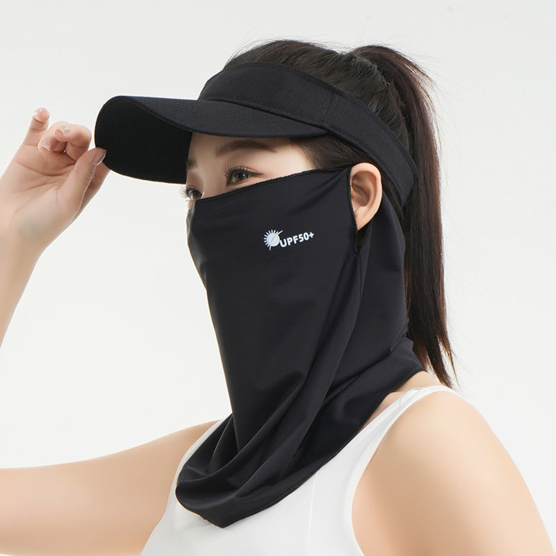 Breathable Face Mask with UV Protection & Neck Ear Hanging