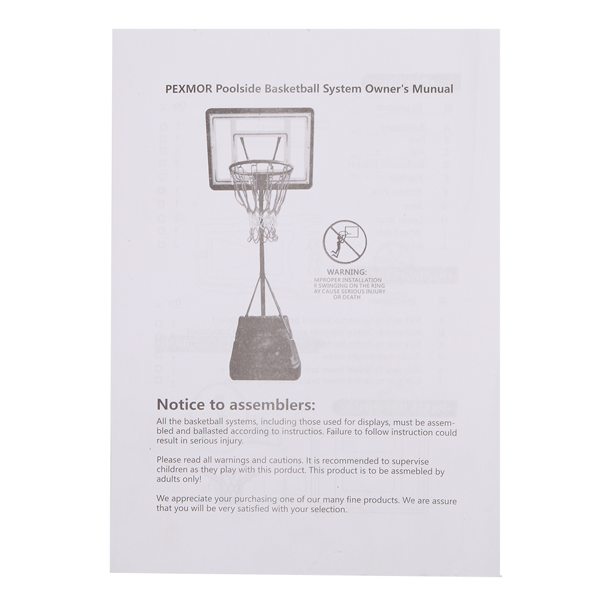Portable Basketball Stand with Adjustable Height 1.15m-1.35m
