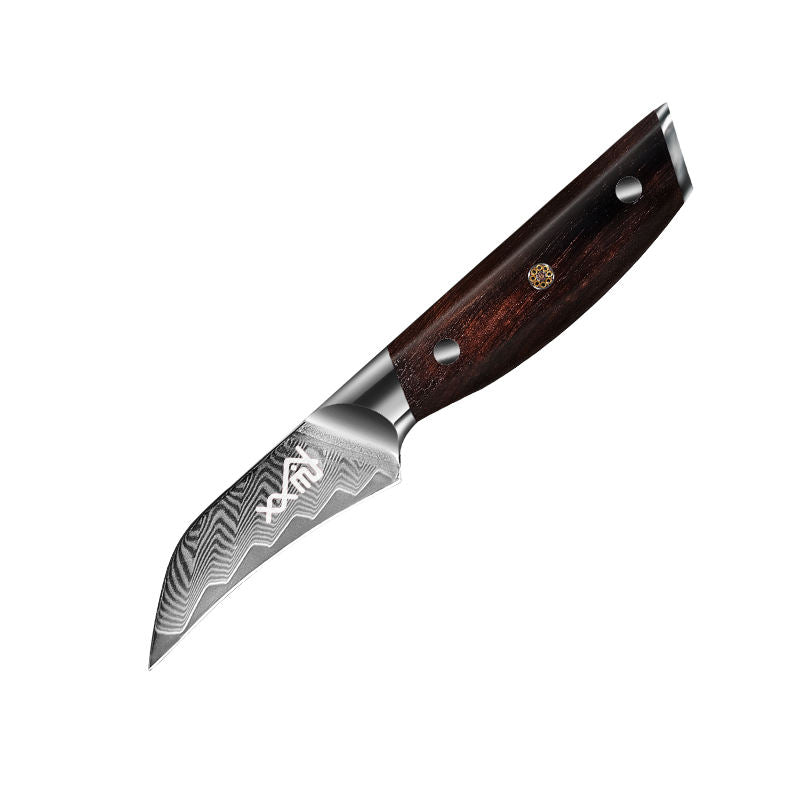 Damascus Kitchen Knife for Meat and Fruit Cutting - Versatile Chef's Knife