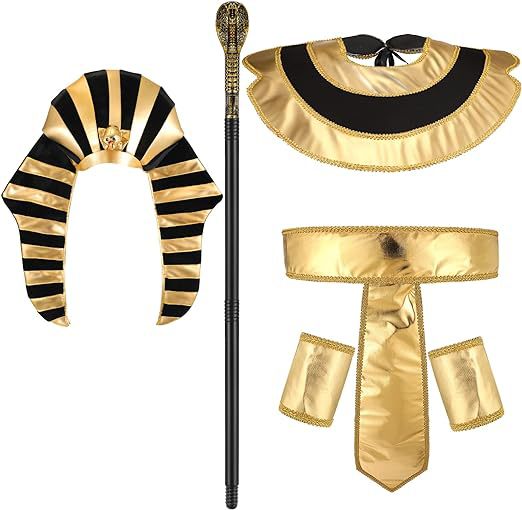 Egyptian Pharaoh Cleopatra Halloween Costume Accessories for Adults