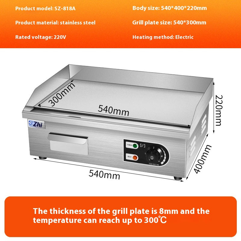 Electric Grill Commercial Kitchen Equipment Gas Stall Cold Noodle Roasting Machine