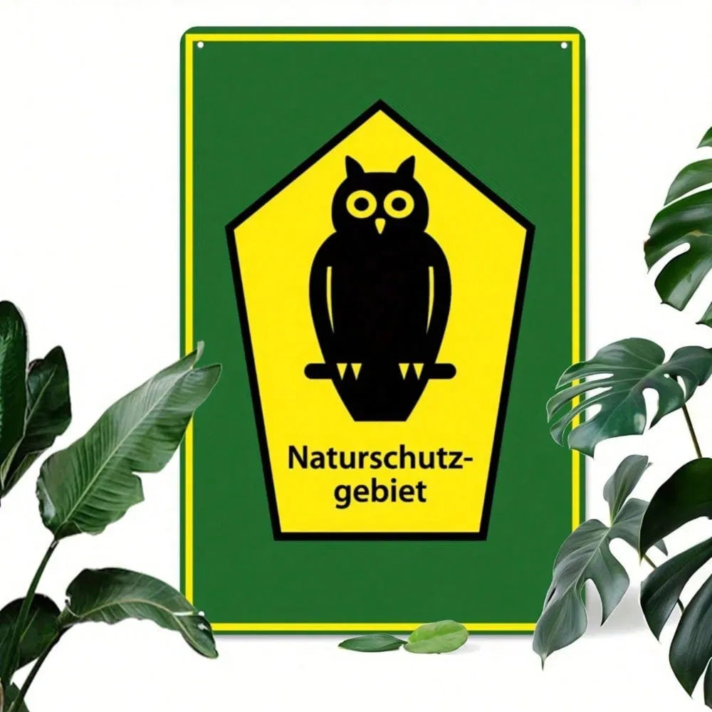 Metal Tin Wall Art Sign - 20 cm x 20 cm