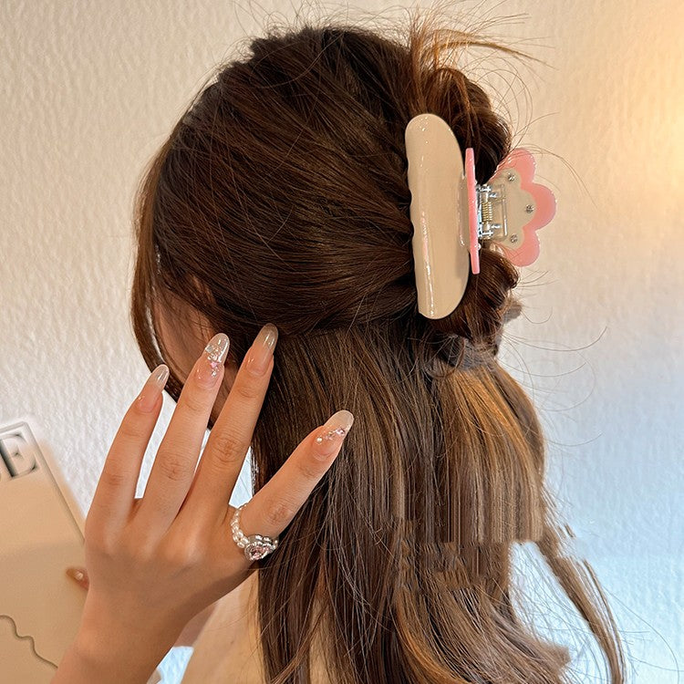 Rhinestone Flower Hair Clip