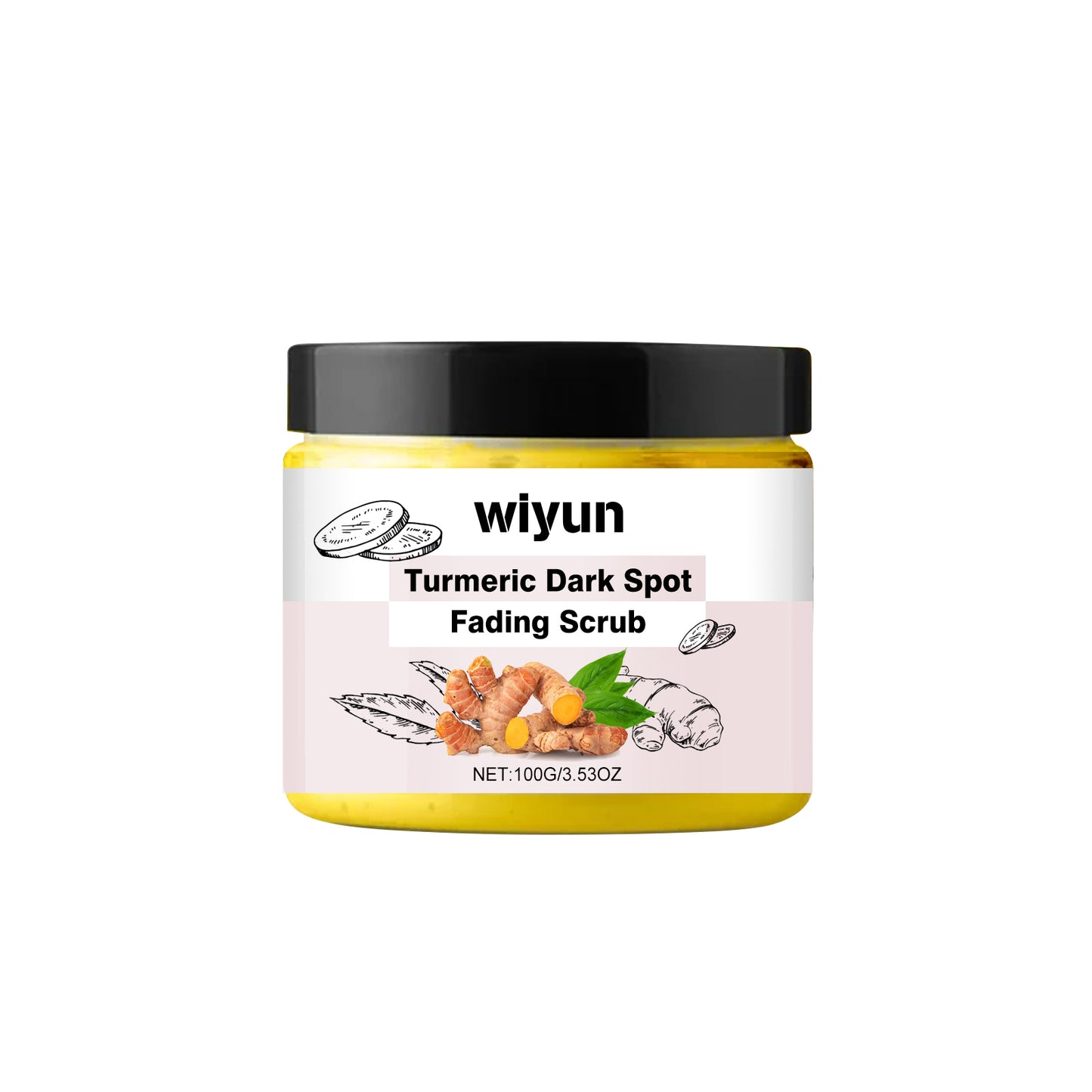 Turmeric Exfoliating Body Scrub for Dark Spots and Skin Brightening