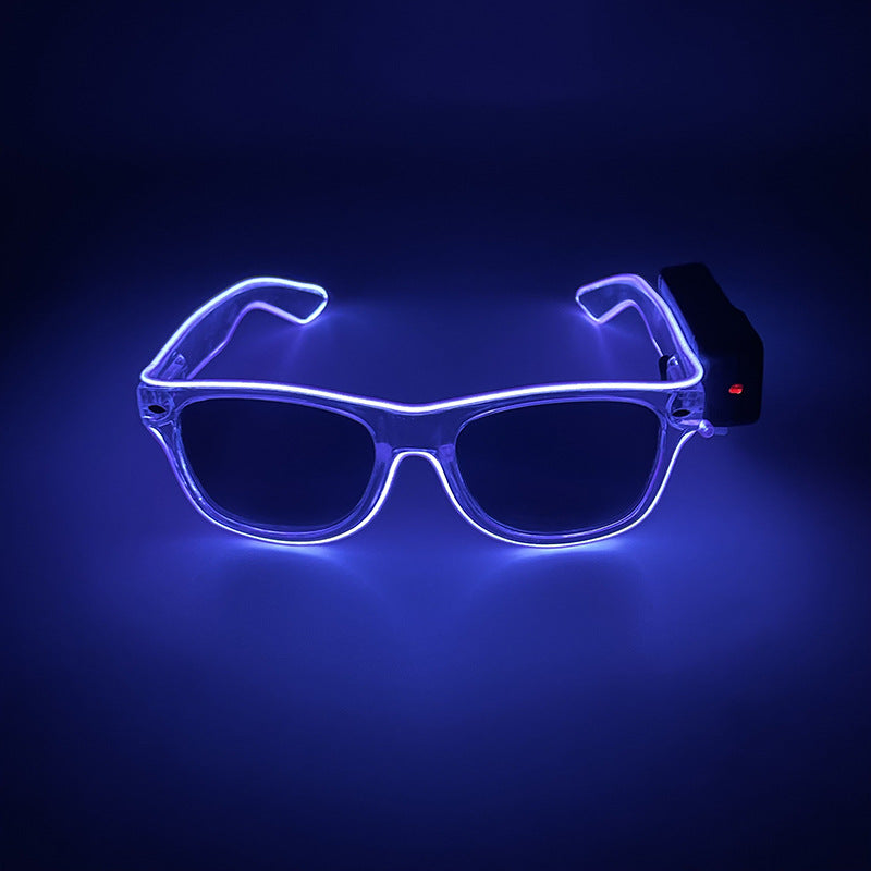 LED Goggles Nightclub Dance Party Props - Colorful Light-up Costume Accessories