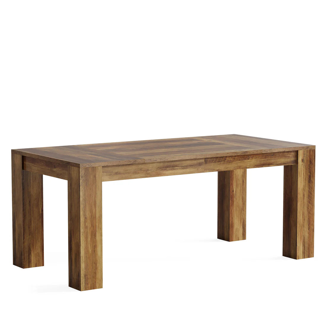 Rustic Brown Computer Desk - Minimalist Writing Table